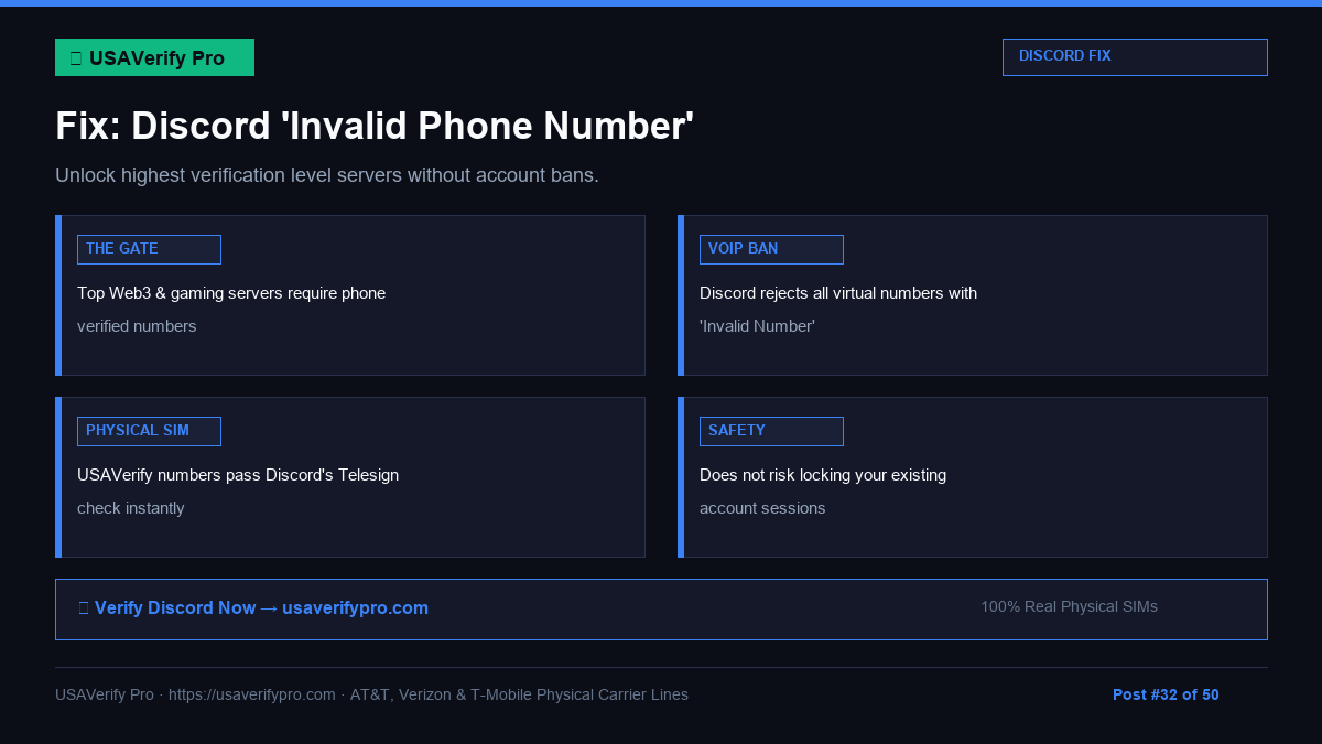 Discord Phone Verification Resolution and Anti-Lock Protocol